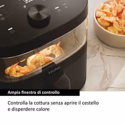 Haier HAF5TWA 011 7 L Indipendente 2000 W Friggitrice ad aria calda Nero - Vista aggiuntiva 5
