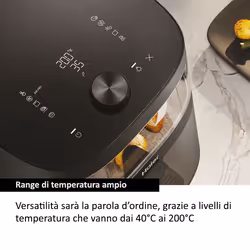 Haier HAF5TWA 011 7 L Indipendente 2000 W Friggitrice ad aria calda Nero - Vista aggiuntiva 6