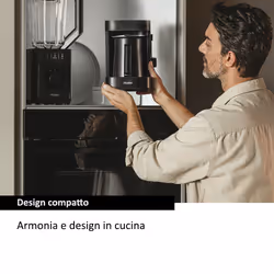 Haier Multi Beverage I-Master Serie 5 Nero, Salvaspazio 3 in 1, 6 programmi automatici - Vista aggiuntiva 7