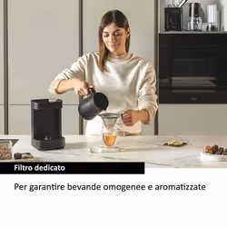 Haier Multi Beverage I-Master Serie 5 Nero, Salvaspazio 3 in 1, 6 programmi automatici - Vista aggiuntiva 8