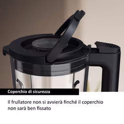Haier Frullatore I-Master Serie 5 Obsidian grey, 6 lame in acciaio inox, Caraffa in vetro da 2 L, 3 programmi preimpostati, Personal Jug incluso - Vista aggiuntiva 7