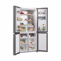 Candy CFQQ5T817EWPS frigorifero side-by-side Libera installazione 463 L E Argento - Vista aggiuntiva 4