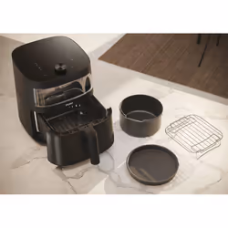 Haier Friggitrice ad aria I-Master Serie 5 Nero, Capacità 7 L, Range di temperatura 40°-200°, 9 in 1, Accessoriata - Vista aggiuntiva 5