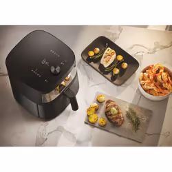 Haier Friggitrice ad aria I-Master Serie 5 Nero, Capacità 7 L, Range di temperatura 40°-200°, 9 in 1, Accessoriata - Vista aggiuntiva 6
