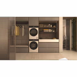 Haier HD80-A2939E-S asciugatrice Libera installazione Caricamento frontale 8 kg Bianco - Vista aggiuntiva 2
