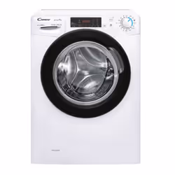 Candy Smart Pro CSHW4645TWB3/1-S, Caricamento frontale, Libera installazione, Bianco, Sinistra, Nero, Nero