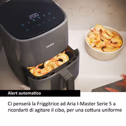 Haier HAF5P 011 Singolo 5 L Indipendente 1500 W Friggitrice ad aria calda Nero - Vista aggiuntiva 7