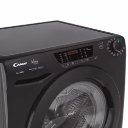 Candy Ultra Hygiene HES14124TWMBB5-S lavatrice Caricamento frontale 12 kg 1400 Giri/min Nero - Vista aggiuntiva 5