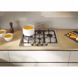 Candy Moderna CHG6D4WTX Acciaio inox Da incasso 59.5 cm Gas 4 Fornello(i) - Vista aggiuntiva 5