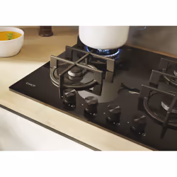 Candy Moderna CVG6BR4WTB Nero Da incasso 60 cm Gas 4 Fornello(i) - Vista aggiuntiva 7