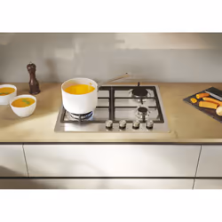 Candy Moderna CHG6BF4WTX Acciaio inox Da incasso 60 cm Gas 4 Fornello(i) - Vista aggiuntiva 5