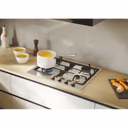 Candy Moderna CHG6BF4WTX Acciaio inox Da incasso 60 cm Gas 4 Fornello(i) - Vista aggiuntiva 6