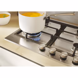 Candy Moderna CHG6BF4WTX Acciaio inox Da incasso 60 cm Gas 4 Fornello(i) - Vista aggiuntiva 7
