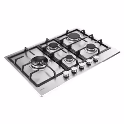 Candy CHG7WL4WTX Acciaio inox Da incasso 74.5 cm Gas 5 Fornello(i) - Vista aggiuntiva 4