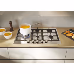 Candy CHG7WL4WTX Acciaio inox Da incasso 74.5 cm Gas 5 Fornello(i) - Vista aggiuntiva 5