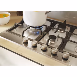 Candy CHG7WL4WTX Acciaio inox Da incasso 74.5 cm Gas 5 Fornello(i) - Vista aggiuntiva 7