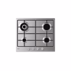 CHG6BR4WTX - Piano cottura a gas, 4 fuochi, 595x510 mm, Inox
