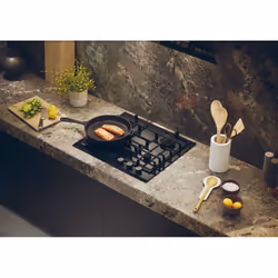 Haier Series 4 HAVG6BF4HBPB Nero Da incasso 60 cm Gas 4 Fornello(i) - Vista aggiuntiva 7