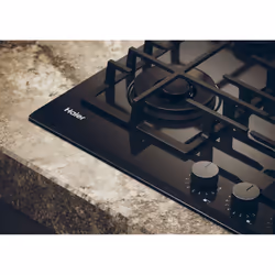 Haier Series 4 HAVG6BF4HBPB Nero Da incasso 60 cm Gas 4 Fornello(i) - Vista aggiuntiva 8