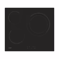 Candy CH63DCC, Nero, Da incasso, 59 cm, Ceramica, Vetro-ceramica, 3 Fornello(i)