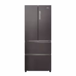 Haier HFR3718ENMD, Libera installazione, Porta francese, Acciaio inox, Touch, Sulla porta, Vetro