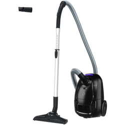 Hoover - HE1 Aspirapolvere compatto e potente per pavimenti duri e tappeti, Filtro per la polvere epa, Capacità del sacco 2,5L, Accessori integrati,