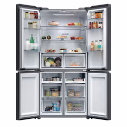 Haier HCR39F19ENPT frigorifero side-by-side Libera installazione 646 L E Nero - Vista aggiuntiva 2
