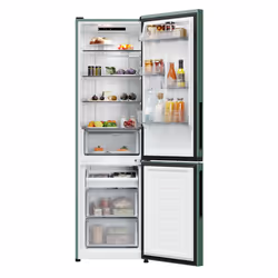 Candy CNCQ2T518EG Frigorifero con congelatore in basso 279 L Verde classe E No Frost - Vista aggiuntiva 2