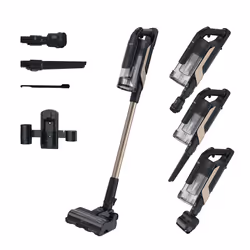 Hoover HF610P 011 Aspirapolvere elettrica Secco Senza sacchetto 0,7 L Nero, Metallico 4 Ah - Vista aggiuntiva 6