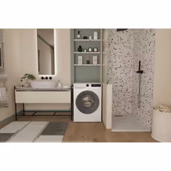 Candy ProWash 300, Lavatrice Carica Frontale 9 KG, 20% più efficente della classe A, 1400 giri, Bianco, Inverter, Fresh Vapor, 8 Cicli Rapidi, GD 49G8-S - Vista aggiuntiva 5
