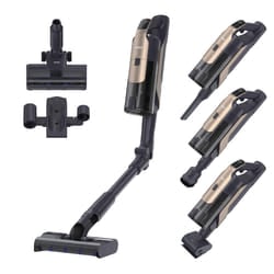 Haier HCVM510PX 011 Aspirapolvere elettrica Batteria Secco HEPA Senza sacchetto 0,85 L 650 W Nero, Bronzo 4 Ah