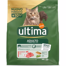 ULTIMA CROCCHETTE PER GATTO ADULTO 1-10 ANNI 440 GR FACILE DA DIGERIRE GUSTO MANZO OKX Sorprendi il tuo gatto con il meglio d ...