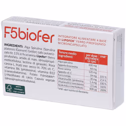F5 Biofer Integratore Alimentare 30 pz Capsule