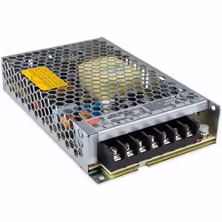 Alimentatore switching 150W 24Vdc 6.5A doppia uscita Meanwell Serie LRS-150 Mod. LRS-150-24. Alimentatore switching 150W 24Vd ...