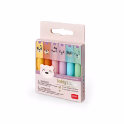 Legami VMH0004 evidenziatore 6 pz Azzurro, Verde chiaro, Lillà, Pesca, Rosa, Giallo - Vista aggiuntiva 2