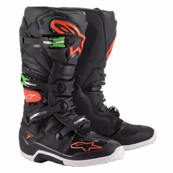 Alpinestars 2012014-1366-6, Maschio, Adulto, Nero, Verde, Rosso