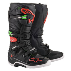 Alpinestars 2012014-1366-6 calzatura per motocicletta Maschio Adulto Nero, Verde, Rosso