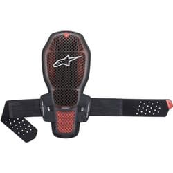 Alpinestars Nucleon KR-R Cell Protettore posteriore, nero-rosso, dimensione S per uomo