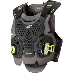 Alpinestars A-4 Max Protettore toracico, nero-giallo, dimensione XL 2XL per uomo