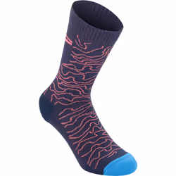 Alpinestars Drop 15 Calzini, rosa-blu, dimensione M per uomo