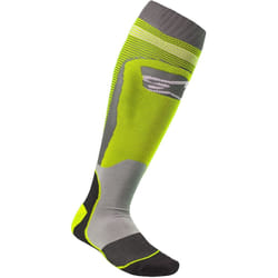 Alpinestars MX Plus-1 Calzini Motocross, grigio-giallo, dimensione S per uomo