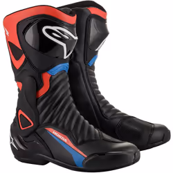 Alpinestars Honda SMX 6 V2 Stivali da moto, nero-rosso-blu, dimensione 41 per uomo