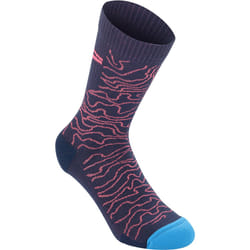 Alpinestars Drop 15 Calzini, rosa-blu, dimensione L per uomo