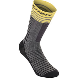 Alpinestars Drop 19 Calzini, nero-giallo, dimensione S per uomo