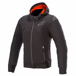 Alpinestars 4210520-10-M, Adulto, Maschio, Felpa con cappuccio, Nero, M