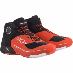 Alpinestars CR-X Drystar Scarpe motociclistiche, nero-rosso, dimensione 40 per uomo
