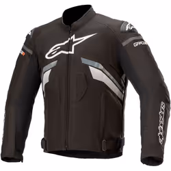 Alpinestars T-GP Plus V3 Giacca tessile motociclistica, nero-grigio-bianco, dimensione 2XL per uomo