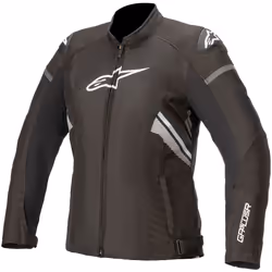 Alpinestars Stella T-GP Plus V3 Giacca tessile da donna, nero-bianco, dimensione L per donne