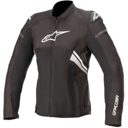 Alpinestars Stella T-GP Plus V3 Air Giacca tessile da donna, nero-bianco, dimensione XS per donne