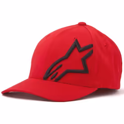 Alpinestars Corp Shift 2 Flexfit Tappo, nero-rosso, dimensione S M per uomo